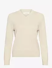 Wallisiw V-neck Pullover Inwear Cream