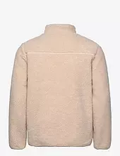 Teddy Fleece Zip Sweat - Grs/vegan Knowledge Cotton Apparel Beige