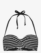 Mesh Effect Bustier Bra Seafolly Black