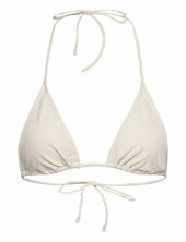 Structured Strappy Triangle Bikini Top Weekday White