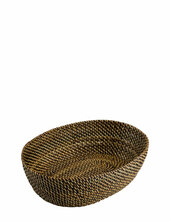 Brødkurv Oval 24,5 X 18 Cm Lys/mørk Brun Nito Flet Pillivuyt Brown