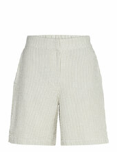 Slfvittoria Hw Wide Striped Shorts B Selected Patterned