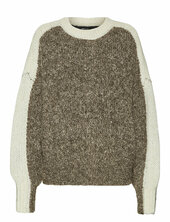 Vmcordelia Ls O-neck Pullover Ga Vero Moda Cream