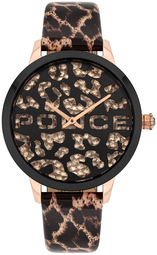 Police Dameur Pl16028msrb.02 Bagan Flerfarvet/læder Ø36 Mm