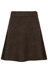 Neo Noir - Nederdel - Gisa Knit Skirt - Dark Brown
