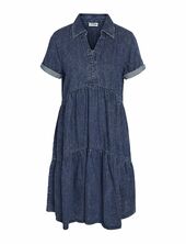 Nmrikka Short Collar Dress Wg004mb Noisy May Blue