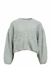 Objsaggia Lo L/s Knit Cardigan 135 Object Grey