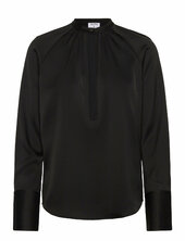 Gathered Raglan Blouse Filippa K Black
