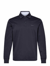 Mercerized Ls Jersey Rugger Gant Navy