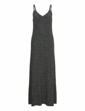 Long Lurex Dress Mango Black