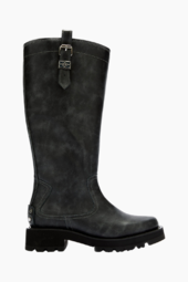 Studs High Boot Vintage S3166 - Ebony - Ganni - Grå 41