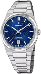 Festina Herreur F20051-4 Swiss Made Blå/stål Ø40 Mm
