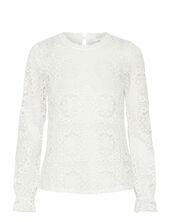 Crtiley Lace Blouse Cream White