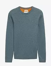 Basic Crewneck Knit Tom Tailor Blue