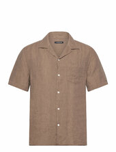 Elio Linen Melange Shirt J. Lindeberg Brown
