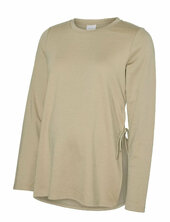 Mlrina Vita Ls Jrs Top 2f Mamalicious Beige