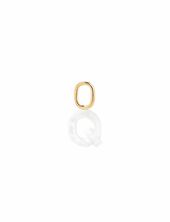 Lucid Letter Charm Maria Black Gold