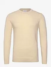 Lambswool O-neck Knit Lindbergh Cream