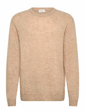 Lambswool O-neck Knit Lindbergh Beige