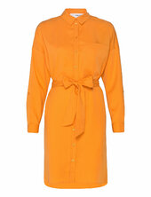 Slfkikki-tonia Ls Short Dress B Selected Orange