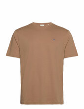 Reg Shield Ss T-shirt Gant Brown
