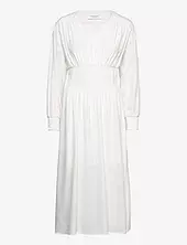 Dress W/ Smock Rosemunde White