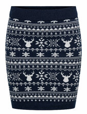Onlxmas Winter Skirt Knt Only Navy
