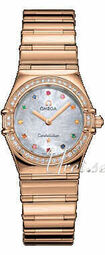 Omega Dameur 1153.79.00 Constellation Iris My Choice Hvid/18 Karat