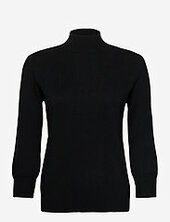 Mersin Roll Neck Knit Minus Black