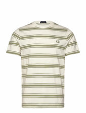 Fine Stripe T-shirt Fred Perry Green