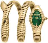 Just Cavalli Dameur Jc1l374m0035 Signature Grøn/gul Guldtonet Stål
