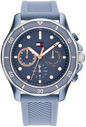 Tommy Hilfiger Dameur 1782571 Brooklyn Blå/gummi Ø41 Mm