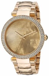 Michael Kors Dameur Mk6425 Parker Guld/gul Guldtonet Stål Ø39 Mm