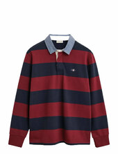 Reg Chambray Stripe Heavy Rugger Gant Patterned