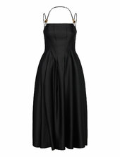 2349 Satin Tailoring, Double Strap Stine Goya Black