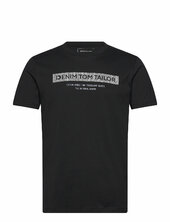Printed T-shirt Tom Tailor Black