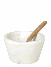 Marina Bowl With Spoon Broste Copenhagen Cream