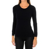 Langærmede T-shirts Intimidea  210262-nero