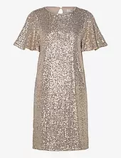 Barbaraiw Short Dress Inwear Gold