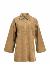 Objalima Oz L/s Shirt Dress 141 Object Beige