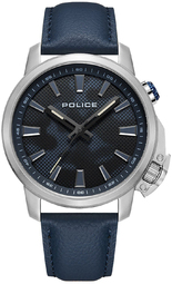 Police Herreur Pewjd2202703 Kavalan Blå/læder Ø44 Mm