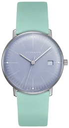 Junghans Dameur 47/4554.02 Max Bill Ladies Blå/læder Ø32.7 Mm