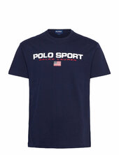 Classic Fit Polo Sport Jersey T-shirt Polo Ralph Lauren Navy