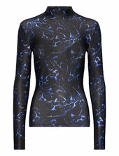 Chrome Tribal Stretch Turtleneck Long Sleeve Han Kjøbenhavn Patterned