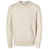Pullovere Selected  Noos Rai Knit - Oatmeal
