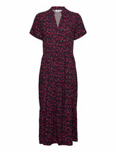 Edasz Ss Maxi Dress Saint Tropez Navy