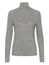 Cramma Ls Turtle T-shirt Cream Black
