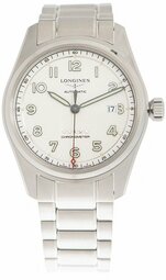 Longines Herreur L3.811.4.73.6 Spirit Sølvfarvet/stål Ø42 Mm