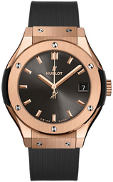Hublot Dameur 581.ox.7081.rx Classic Fusion Grå/gummi Ø33 Mm