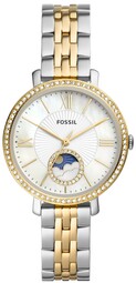 Fossil Dameur Es5166 Jacqueline Hvid/guldtonet Stål Ø36 Mm